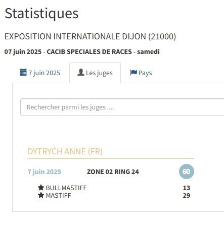 SPECIALES DE RACES - DIJON -  07 JUIN 2025
